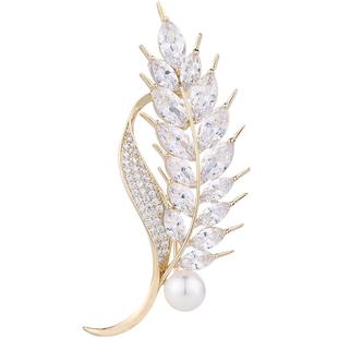 Eternelle法国永恒麦穗胸针女气质精致配饰轻奢胸花高档38节礼物