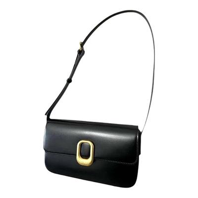 欧尚典高档牛皮复古感法式腋下包