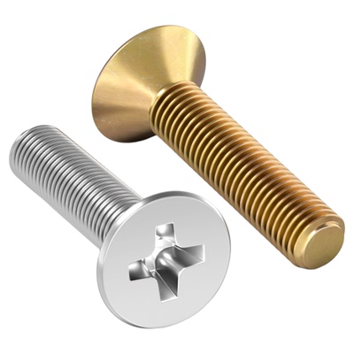 【厂家批发】镀锌沉头十字螺丝