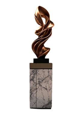 楼梯艺术摆件抽象雕塑酒店装饰品