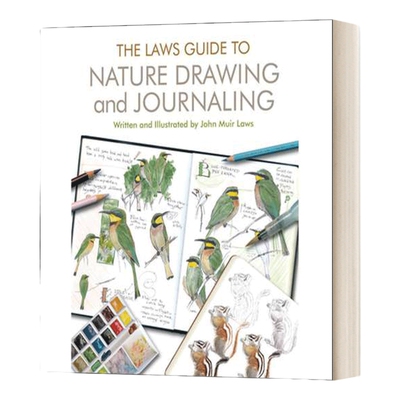 英文原版 The Laws Guide to Nature Drawing and Journaling 自然绘画和日志的法律指南 英文版 进口英语原版书籍