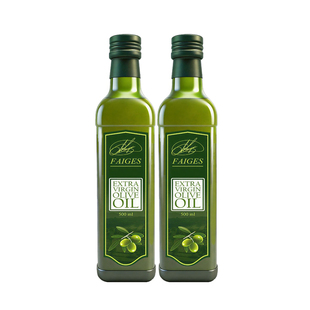 菲格斯橄榄油500ml*2瓶西班牙原装进口特级初榨凉拌炒菜宝宝辅食