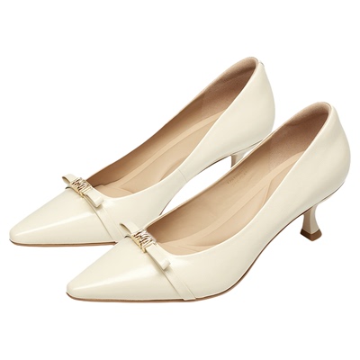 KISSCAT接吻猫[得薪应手]尖头高跟鞋26春新通勤气质法式浅口单鞋