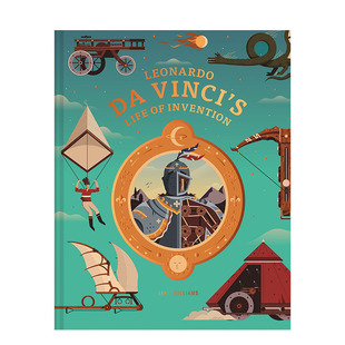 【现货】Leonardo da Vinci’s Life of Invention,达芬奇的发现之旅 英文儿童漫画故事阅读 10-12岁 原版正版进口图书书籍