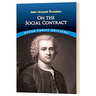 华研原版 卢梭:社会契约论 英文原版 Rousseau-On the Social Contract 政治哲学 英文原版 进口英语书籍