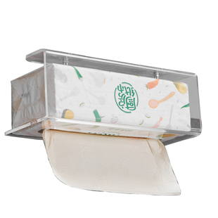 厨房纸巾架透明纸巾盒橱柜悬挂抽纸盒卷纸架子洗脸巾湿纸巾置物架