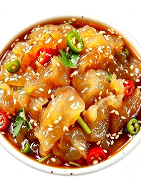 海蜇头开袋即食海蜇丝凉拌菜批发凉拌开胃下饭食品凉拌菜好吃便捷