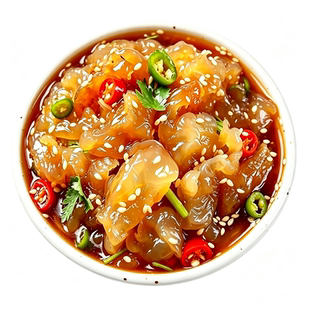 海蜇头开袋即食海蜇丝凉拌菜批发凉拌开胃下饭食品凉拌菜好吃便捷