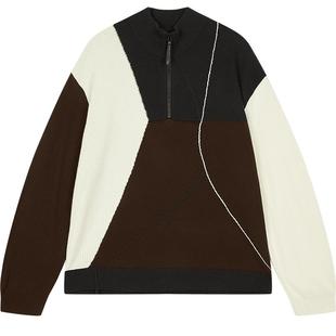 [商场同款]速写男装2025冬季新品长袖毛衫宽松半高领潮9P0313750