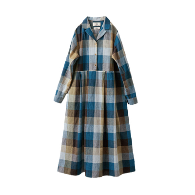 Sunnyclouds女式棉麻连衣裙