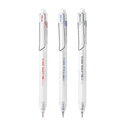 东米dm911a精工中性笔按动笔签字笔黑笔st笔尖笔芯刷题笔ins冷淡风日系高颜值学生用黑色速干0.5mm考试水笔