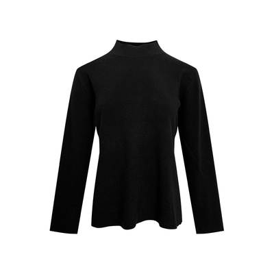 NAZ那子大码安迪绒纯色半高领打底针织衫胖mm长袖显瘦内搭上衣冬