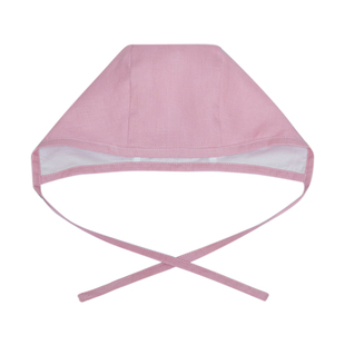 ins棉麻婴儿帽子春秋薄款可爱防风男女宝宝小童儿童护耳帽夏季潮