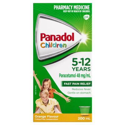 澳洲进口Panadol必理痛香港儿童退烧药止痛药头痛痛经伤风感冒药