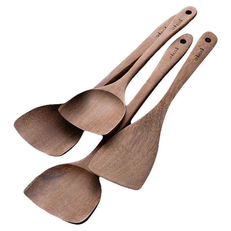 onlycook木铲鸡翅木锅铲木头铲子家用木质不粘锅专用炒菜铲子木勺