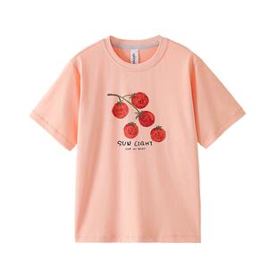 【10抗菌】泽德佳100%棉儿童T恤夏装短袖上衣2026男女童卡通T恤