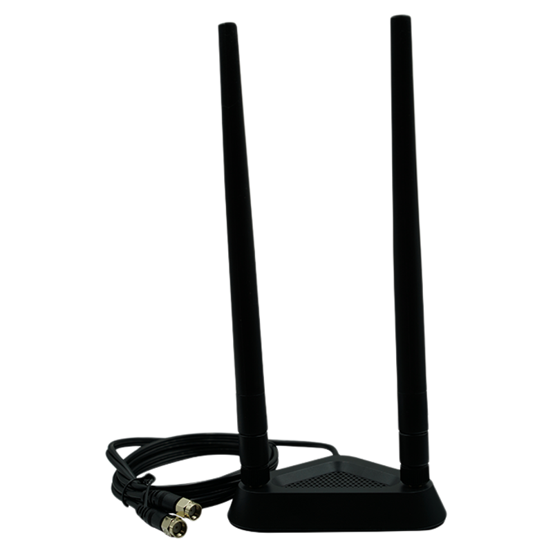 2.4G/5G双频6DBi全向高增益磁吸底座增强信号延长天线无线网卡WIFI路由器