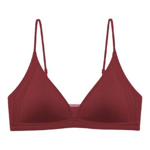 猫人内衣女法式三角杯小胸聚拢不空杯收副乳防下垂美背细肩带文胸