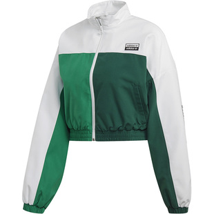 Adidas/阿迪达斯正品新款三叶草女子运动休闲夹克外套ED7437