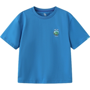 巴拉巴拉儿童短袖T恤大童亲子装一家四口男童女童速干衣夏装新款