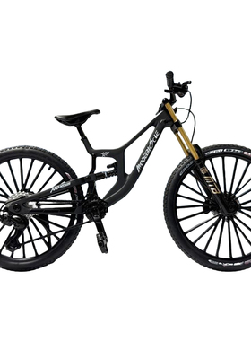 新款自行车模型软尾双减震合金属