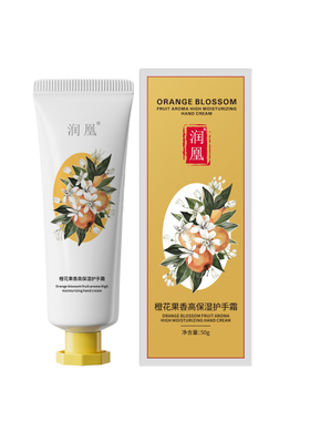 润凰橙花果香高保湿护手霜秋冬补水防干裂去手纹女男专用正品官方