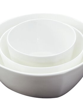 蠢吧日式陶瓷方形米饭碗