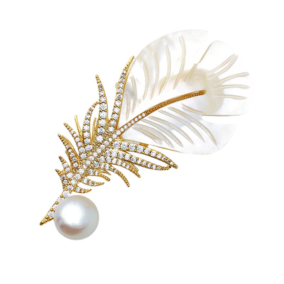 dmd迪曼达天然女高档奢华胸针