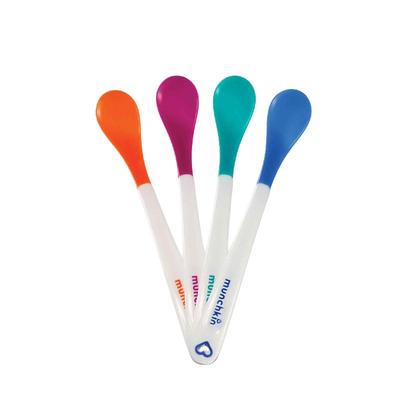 【自营】满趣健感温变色勺新生婴儿辅食勺子儿童硅胶软勺宝宝喂养