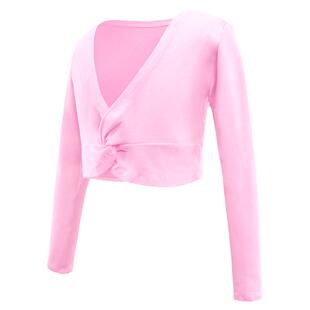 儿童舞蹈服披肩秋冬女童练功服小外套中国舞芭蕾长袖坎肩毛衣外搭