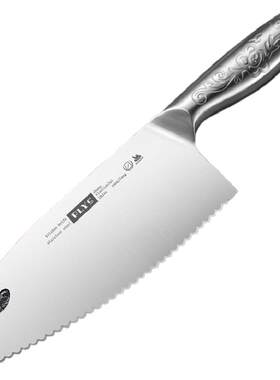 不锈钢冻肉刀锯齿刀切冻鱼专用刀