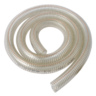 高压耐寒耐油酸钢丝编织透明卸油管软胶管加油机加油站防静电软管