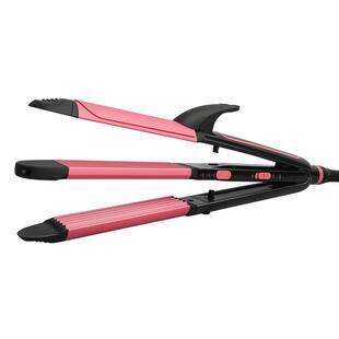 跨境直供三合一卷直干湿两用夹板直发器卷发棒玉米烫拉直板蓬松