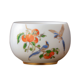 徐建勇文创陶瓷茶具主人杯羊脂玉瓷茶杯客杯品茗杯高档送礼个人杯