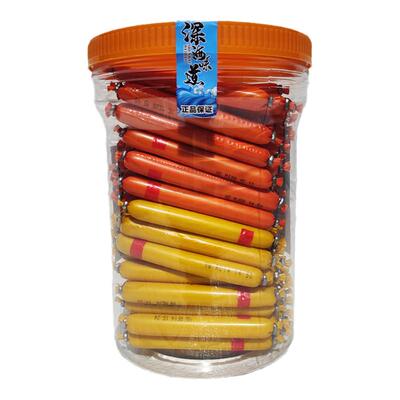 宝宝鳕鱼肠虾肠儿童即食零食桶装