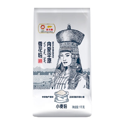 金龙鱼雪花内蒙平原小麦粉1kg