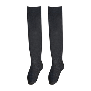 一期一会金棉带脚型压力袜秋冬加厚保暖小腿袜女防滑显瘦不掉筒