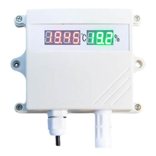 聚英温湿度传感器变送器防水高精度工业温湿度计4-20mA0-10VRS485