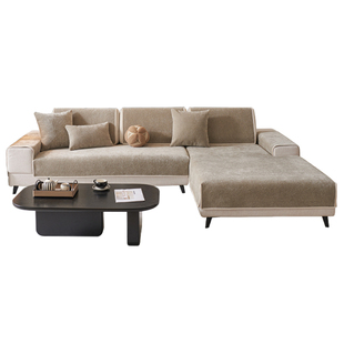 四季通用沙发垫三座一贵妃高级感坐垫防滑防猫抓简约现代沙发套罩