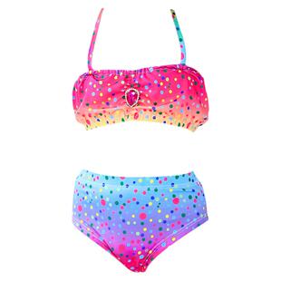 女童美人鱼服装游泳衣公主裙子儿童美人鱼泳装衣服女生夏宝宝