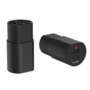 取电器充电桩转换头电车新能源放电枪头对外应急放电神器插排交流