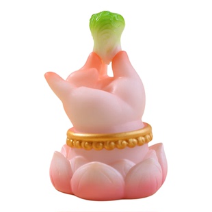 四川乐山文创纪念品佛手摆件特产伴手礼工位桌面好运莲莲百财尽收