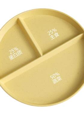 食品级成人减脂餐盘分格分餐盘子