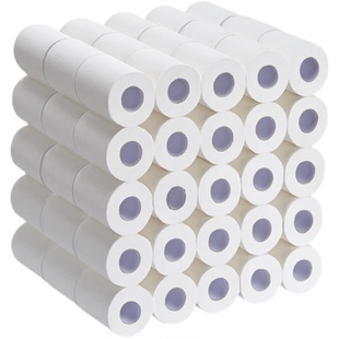 酒店宾馆用纸商用小卷纸卷筒纸卫生间专用厕纸有芯卷纸厕所卫生纸