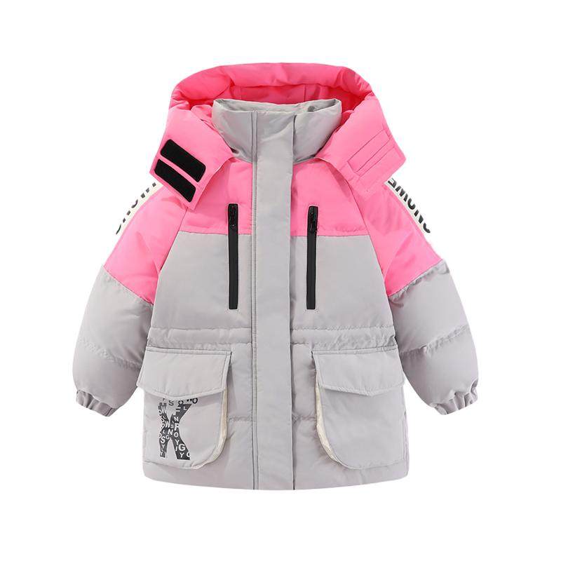 雪中飞kids儿童羽绒服冬季2025新款女童加厚保暖宽松百搭防寒外套