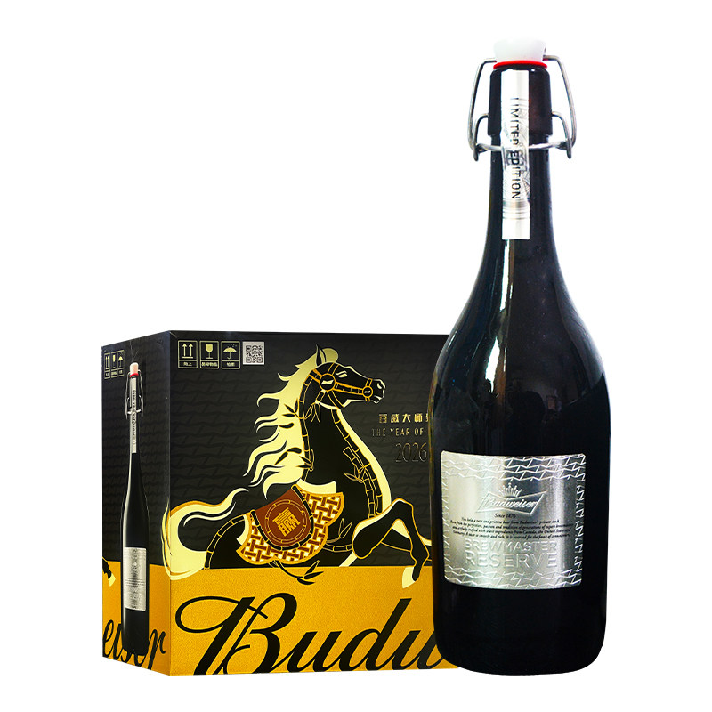 【百威大师】臻藏啤酒798ml*6瓶