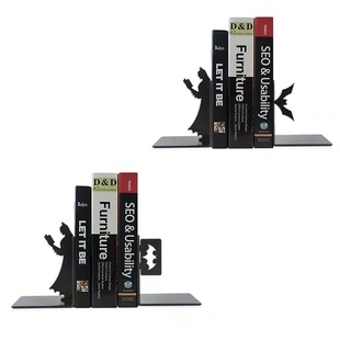 蝙蝠侠创意金属书立架书档书挡书靠书架挡板书笠儿童书夹桌面摆件