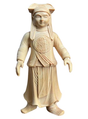 王朝马汉张龙赵虎木雕五方童子