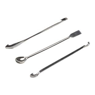 不锈钢药勺单头双头药匙实验室小号取样药粉勺三合一药勺子器材