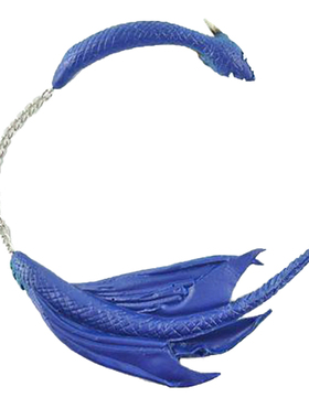 龙翅膀项链树脂紫色北极光尾巴